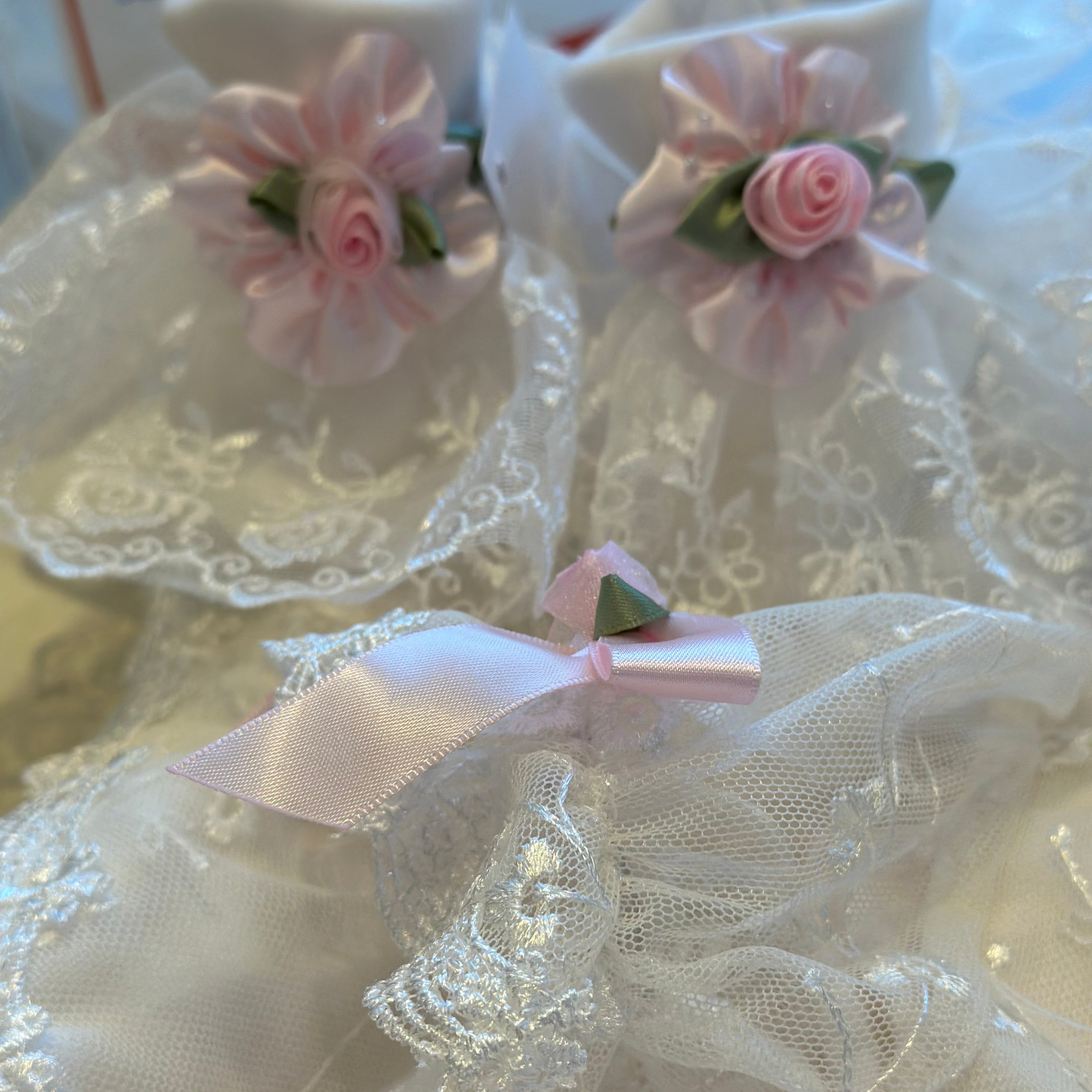 Riley in Ivory and Pink